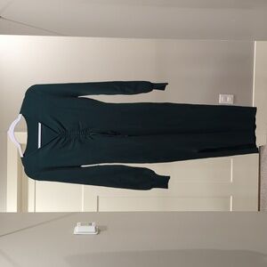 BRAND NEW Green knit sweater sheath dress with slit, size XL. Love to BUNDLE!